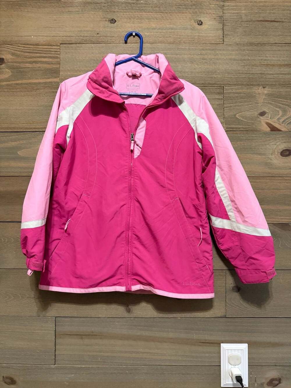 L.L. Bean Girls Pink Jacket L 14-16